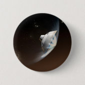 Mars Wissenschaftslabor Aeroshell Kapsel 2 Button (Vorderseite)