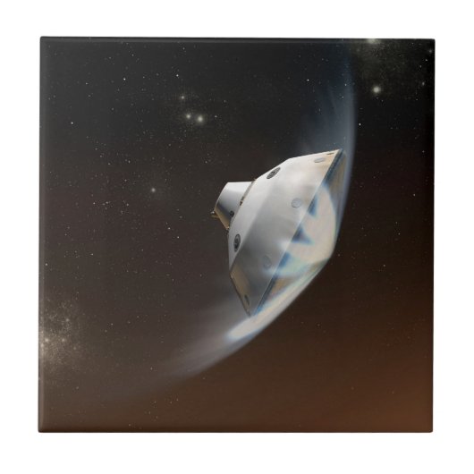 Mars Wissenschaftslabor Aeroshell Kapsel 2 Fliese (Vorderseite)