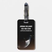 Mars Wissenschaftslabor Aeroshell Kapsel 2 Gepäckanhänger (Rückseite vertikal)