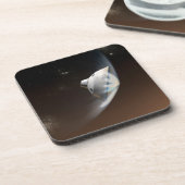 Mars Wissenschaftslabor Aeroshell Kapsel 2 Getränkeuntersetzer (Linke Seite)