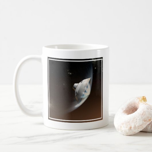 Mars Wissenschaftslabor Aeroshell Kapsel 2 Kaffeetasse (Mit Donut)