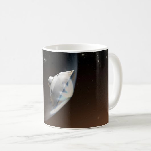 Mars Wissenschaftslabor Aeroshell Kapsel 2 Kaffeetasse (VorderseiteRechts)