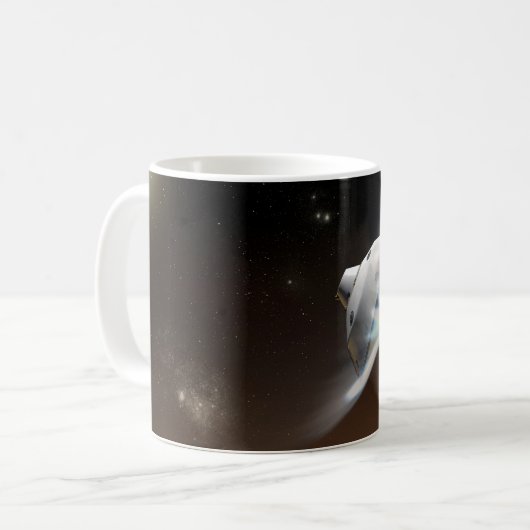 Mars Wissenschaftslabor Aeroshell Kapsel 2 Kaffeetasse (Vorderseite Links)