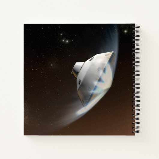 Mars Wissenschaftslabor Aeroshell Kapsel 2 Notizblock (Rückseite)