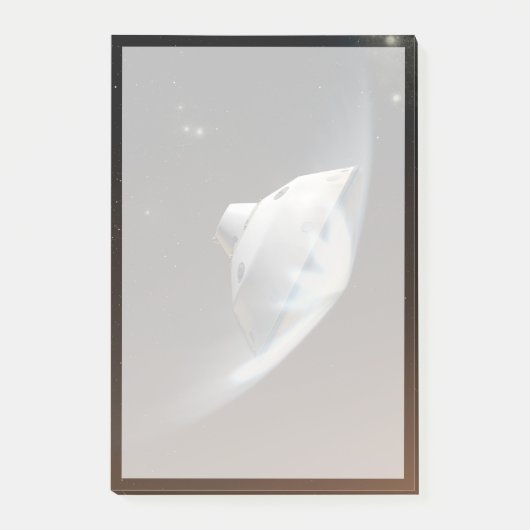 Mars Wissenschaftslabor Aeroshell Kapsel 2 Post-it Klebezettel (Vorderseite)