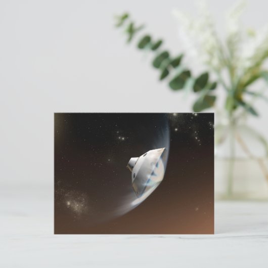 Mars Wissenschaftslabor Aeroshell Kapsel 2 Postkarte (Stehend Vorderseite)