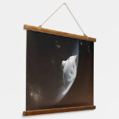 Mars Wissenschaftslabor Aeroshell Kapsel 2 Wandteppich Mit Holzrahmen (Gewinkelt)