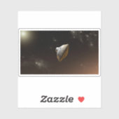 Mars Wissenschaftslabor Aeroshell Kapsel Aufkleber (Blatt)