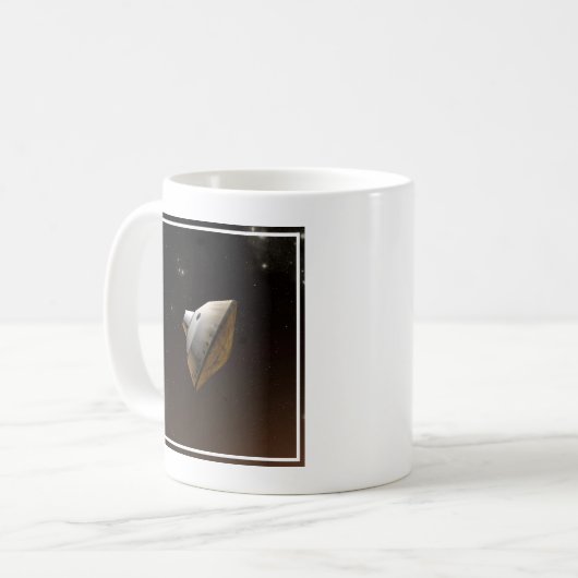 Mars Wissenschaftslabor Aeroshell Kapsel Kaffeetasse (Vorderseite Links)
