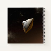 Mars Wissenschaftslabor Aeroshell Kapsel Notizblock (Rückseite)