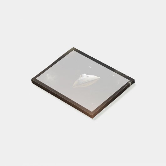 Mars Wissenschaftslabor Aeroshell Kapsel Post-it Klebezettel (angewinkelt)