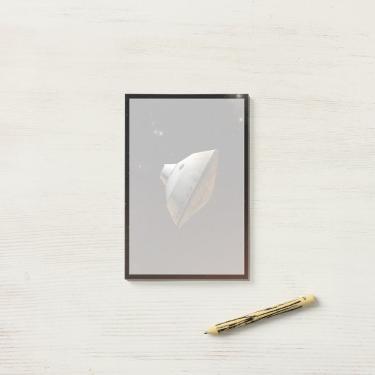 Mars Wissenschaftslabor Aeroshell Kapsel Post-it Klebezettel (Auf Schreibtisch)