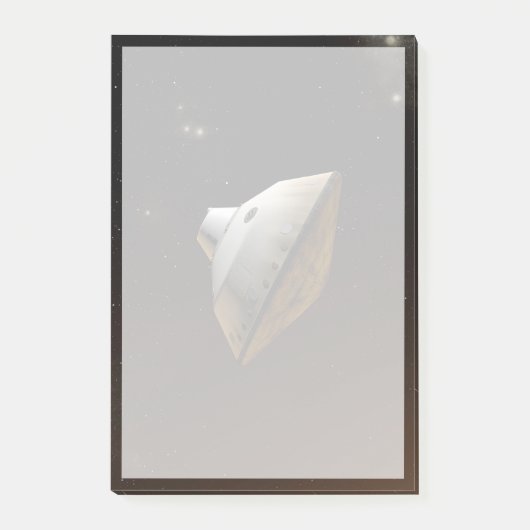 Mars Wissenschaftslabor Aeroshell Kapsel Post-it Klebezettel (Vorderseite)