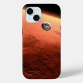 Mars Wissenschaftslabor nähernde Mars. Case-Mate iPhone Hülle (Rückseite)
