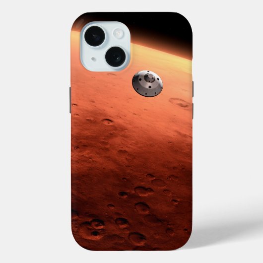 Mars Wissenschaftslabor nähernde Mars. Case-Mate iPhone Hülle (Rückseite)