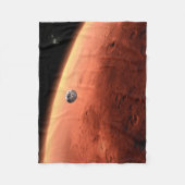 Mars Wissenschaftslabor nähernde Mars. Fleecedecke (Vorderseite)