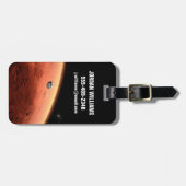 Mars Wissenschaftslabor nähernde Mars. Gepäckanhänger (Vorderseite horizontal)