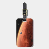 Mars Wissenschaftslabor nähernde Mars. Gepäckanhänger (Vorderseite vertikal)