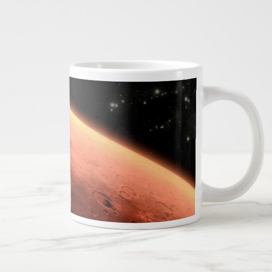 Mars Wissenschaftslabor nähernde Mars. Jumbo-Tasse (Rechts)