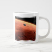 Mars Wissenschaftslabor nähernde Mars. Jumbo-Tasse (Rechts)