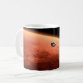 Mars Wissenschaftslabor nähernde Mars. Kaffeetasse (Vorderseite Links)