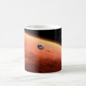 Mars Wissenschaftslabor nähernde Mars. Kaffeetasse (Mittel)