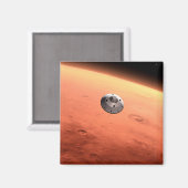 Mars Wissenschaftslabor nähernde Mars. Magnet (Vorderseite/Rückseite)