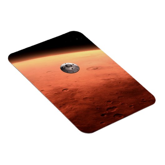 Mars Wissenschaftslabor nähernde Mars. Magnet (Rechte Seite)