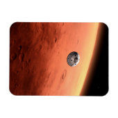 Mars Wissenschaftslabor nähernde Mars. Magnet (Horizontal)