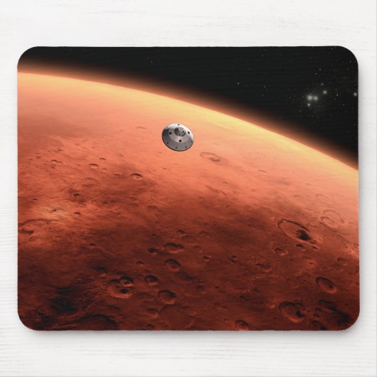 Mars Wissenschaftslabor nähernde Mars. Mousepad (Vorne)