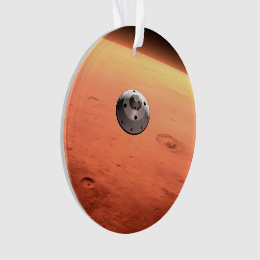 Mars Wissenschaftslabor nähernde Mars. Ornament (Vorderseite)