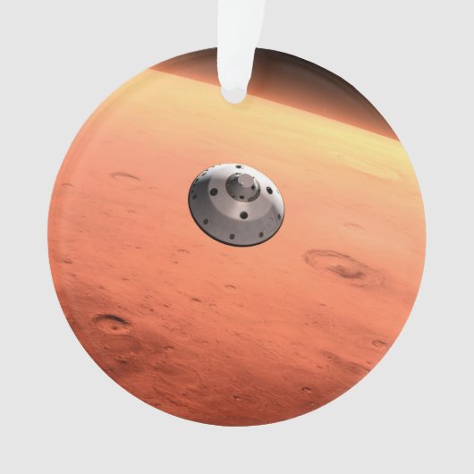 Mars Wissenschaftslabor nähernde Mars. Ornament (Vorderseite)