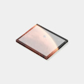 Mars Wissenschaftslabor nähernde Mars. Post-it Klebezettel (angewinkelt)