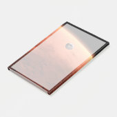 Mars Wissenschaftslabor nähernde Mars. Post-it Klebezettel (angewinkelt)