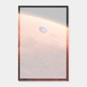 Mars Wissenschaftslabor nähernde Mars. Post-it Klebezettel (Vorderseite)