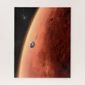 Mars Wissenschaftslabor nähernde Mars. Puzzle (Vertikal)