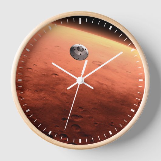 Mars Wissenschaftslabor nähernde Mars. Uhr (Vorderseite)