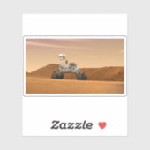 Mars Wissenschaftslabor Neugier Rover. 2 Aufkleber (Blatt)