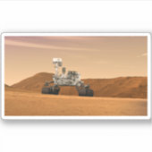 Mars Wissenschaftslabor Neugier Rover. 2 Aufkleber (Vorderseite)