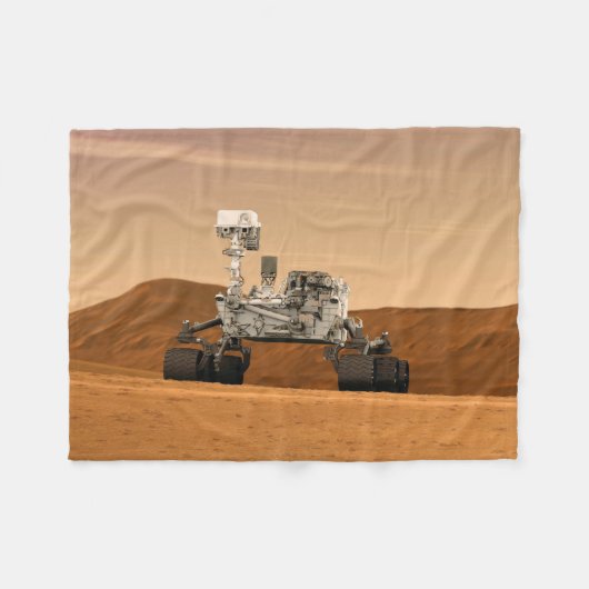 Mars Wissenschaftslabor Neugier Rover. 2 Fleecedecke (Vorderseite (Horizontal))