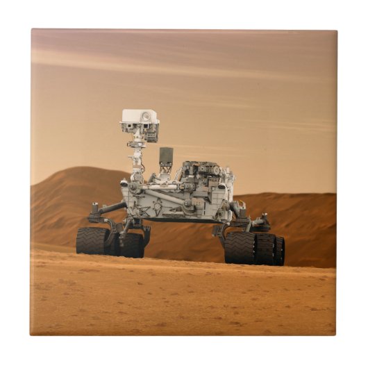 Mars Wissenschaftslabor Neugier Rover. 2 Fliese (Vorderseite)