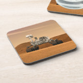 Mars Wissenschaftslabor Neugier Rover. 2 Getränkeuntersetzer (Linke Seite)