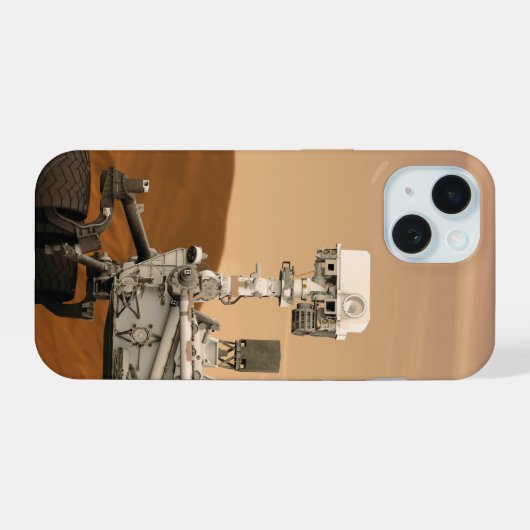 Mars Wissenschaftslabor Neugier Rover. 2 iPhone 15 Hülle (Rückseite (Horizontal))