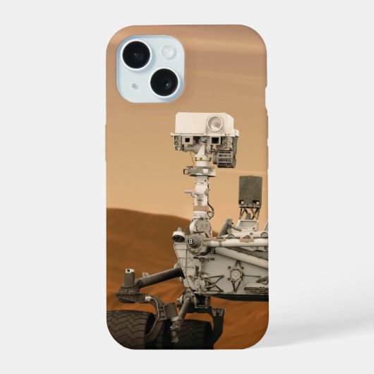 Mars Wissenschaftslabor Neugier Rover. 2 iPhone 15 Hülle (Rückseite)
