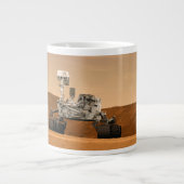 Mars Wissenschaftslabor Neugier Rover. 2 Jumbo-Tasse (Vorderseite)