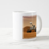 Mars Wissenschaftslabor Neugier Rover. 2 Jumbo-Tasse (Vorderseite Rechts)