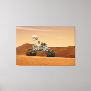 Mars Wissenschaftslabor Neugier Rover. 2 Leinwanddruck