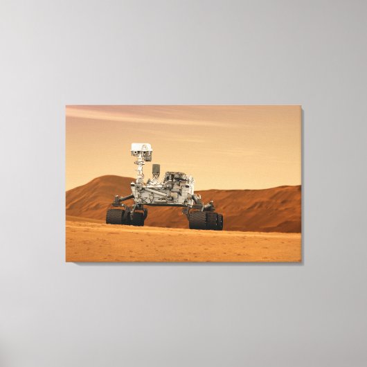 Mars Wissenschaftslabor Neugier Rover. 2 Leinwanddruck (Vorderseite)