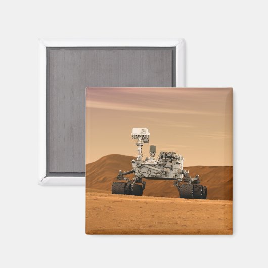 Mars Wissenschaftslabor Neugier Rover. 2 Magnet (Vorderseite/Rückseite)