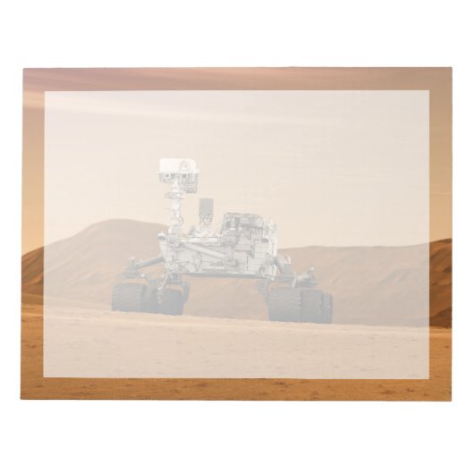 Mars Wissenschaftslabor Neugier Rover. 2 Notizblock (Vorderseite)